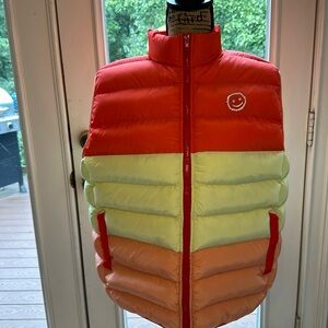 Tommy Innit Puffer Vest small NWOT multicolored